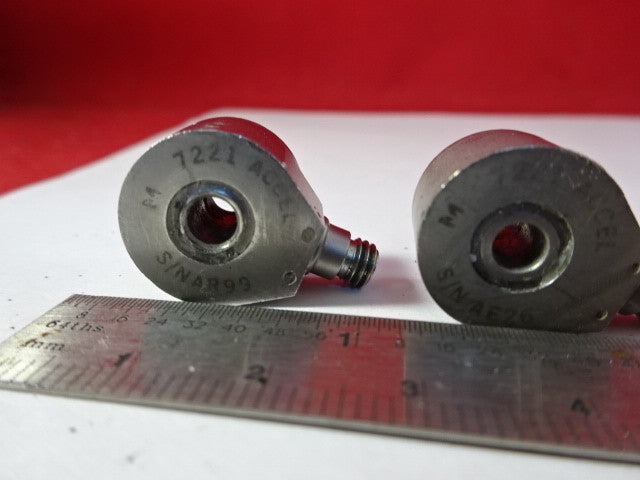 LOT 2 EA  MEGGITT ENDEVCO 7221 VIBRATION ACCELEROMETER SENSOR AS IS #94-22