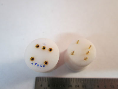 LOT 2 EA TEFLON AUGAT SOCKET FOR T0-8 COMPONENTS BIN#5M-25