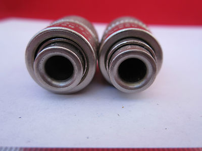 LOT 2 ea amphenol pl-259 to microphone jack RF MICROWAVE OR DMM TESTER BIN #7C