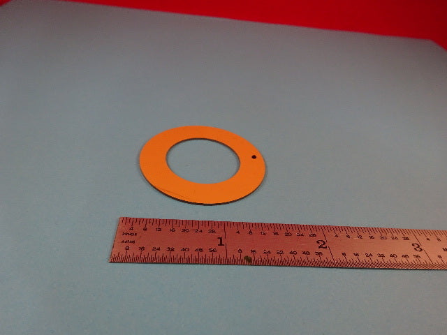QUARTZ BLANK X-CUT GOLD PLATED for SENSOR FORCE OR PRESSURE CELL AS IS #F4-B-09