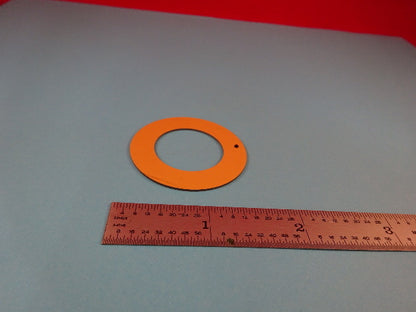 QUARTZ BLANK X-CUT GOLD PLATED for SENSOR FORCE OR PRESSURE CELL AS IS #F4-B-09