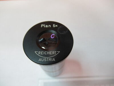 REICHERT AUSTRIA EYEPIECE PLAN 5X MICROSCOPE PART OPTICS AS PICTURED &3K-A-52