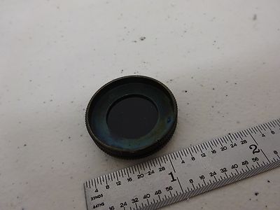 MICROSCOPE PART DARK FILTER OPTICS AS IS BIN#M4-95