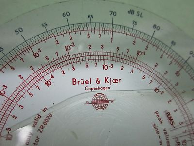 Brüel & Kjær QH0001 Italy Ruler Accelerometer Velocity Displacement