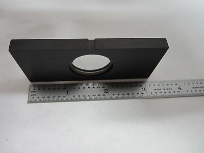 MICROSCOPE PART SLIDE COATED FILTER LEITZ GERMANY OPTICS AS IS BIN#S2-33