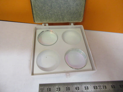 OPTICAL ex-NASA COATED LENS  PAIR  PRO LASER OPTICS AS PICTURED Y4-A-82