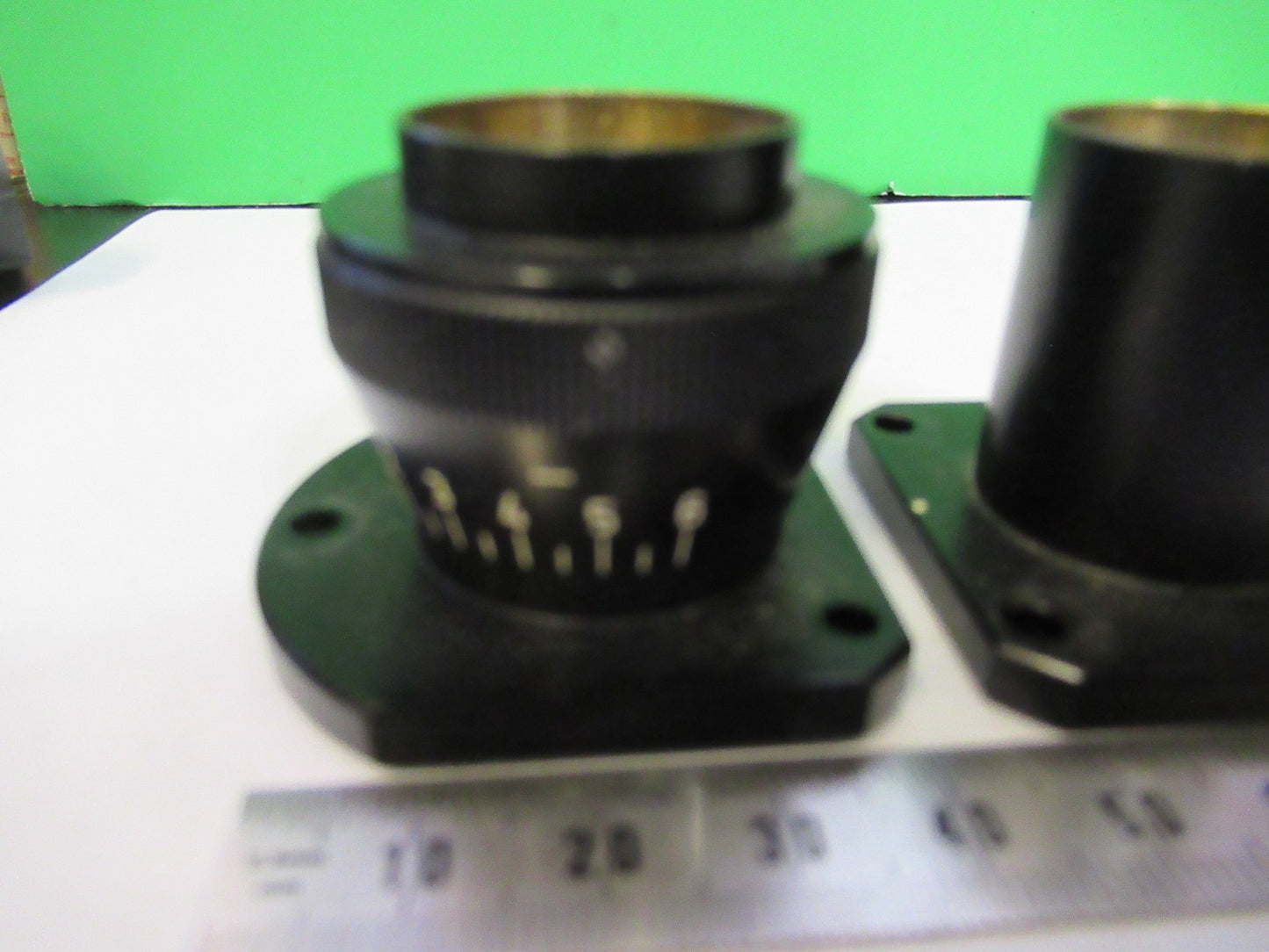 ZEISS GERMANY BRASS SOCKET OCULAR MICROSCOPE PART AS PICTURED U8-B-30