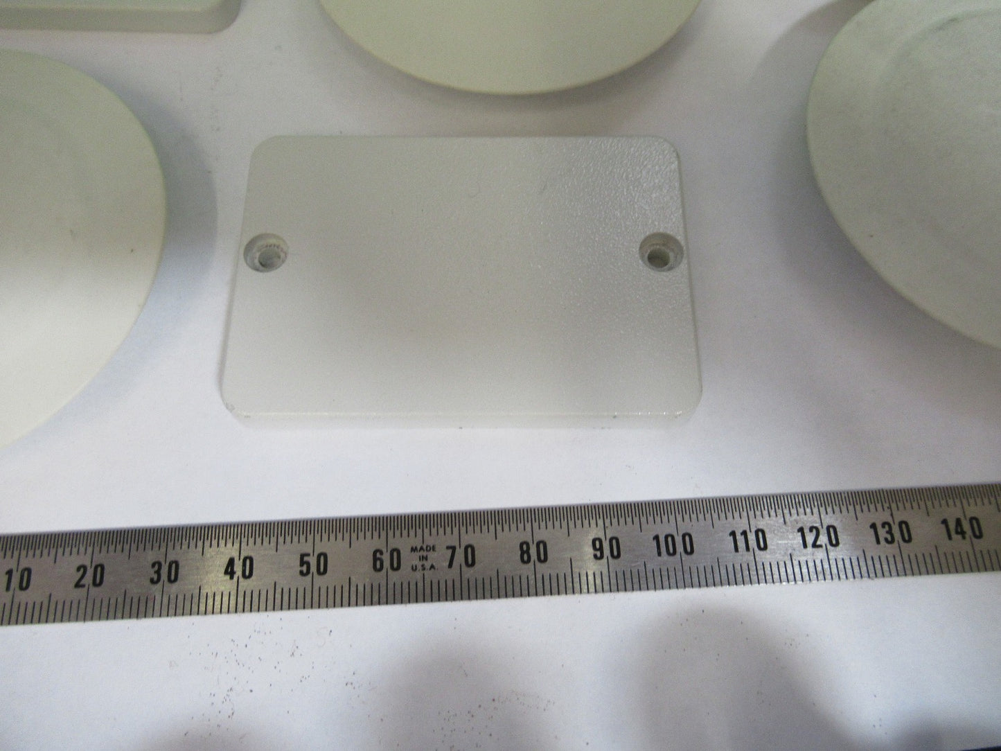 LEICA LEITZ GERMANY DMRB PLASTIC COVERS LOT MICROSCOPE PART AS PICTURED V7-FT-93