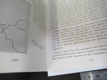 AO SPENCER 1930's BOOKLETS ANTIQUE MICROSCOPE PART AS PICTURED #R1-A-95