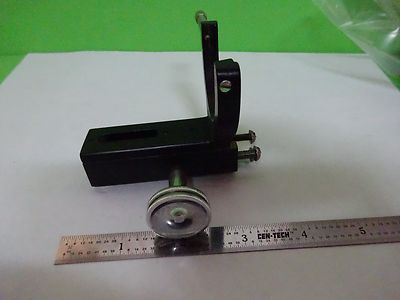 MICROSCOPE PART BRASS CONDENSER HOLDER CARL ZEISS GERMANY BIN#U3-A-6