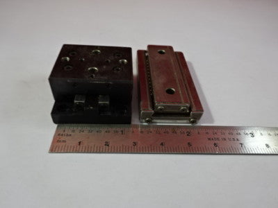 Lot 2 Ea Steel Positioning Stage Slide Bearing for Optics Fixture