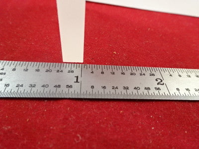 OPTICAL FUSED SILICA GLASS SLAB OPTICS AS IS #M2-B-18