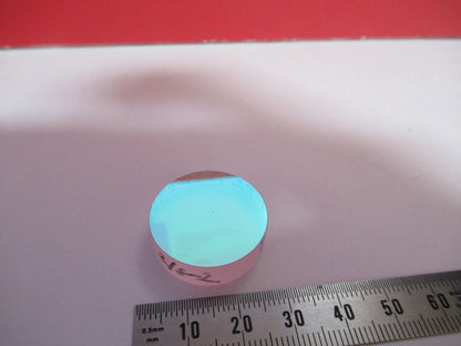 OPTICAL FLAT COATED FUSED SILICA 532nm HP LASER OPTICS AS PICTURED Q2-27
