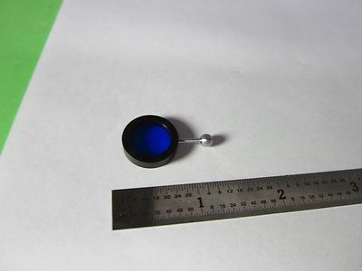 MICROSCOPE PART OPTICAL BLUE FILTER UNITRON JAPAN OPTICS AS IS BIN#34-25