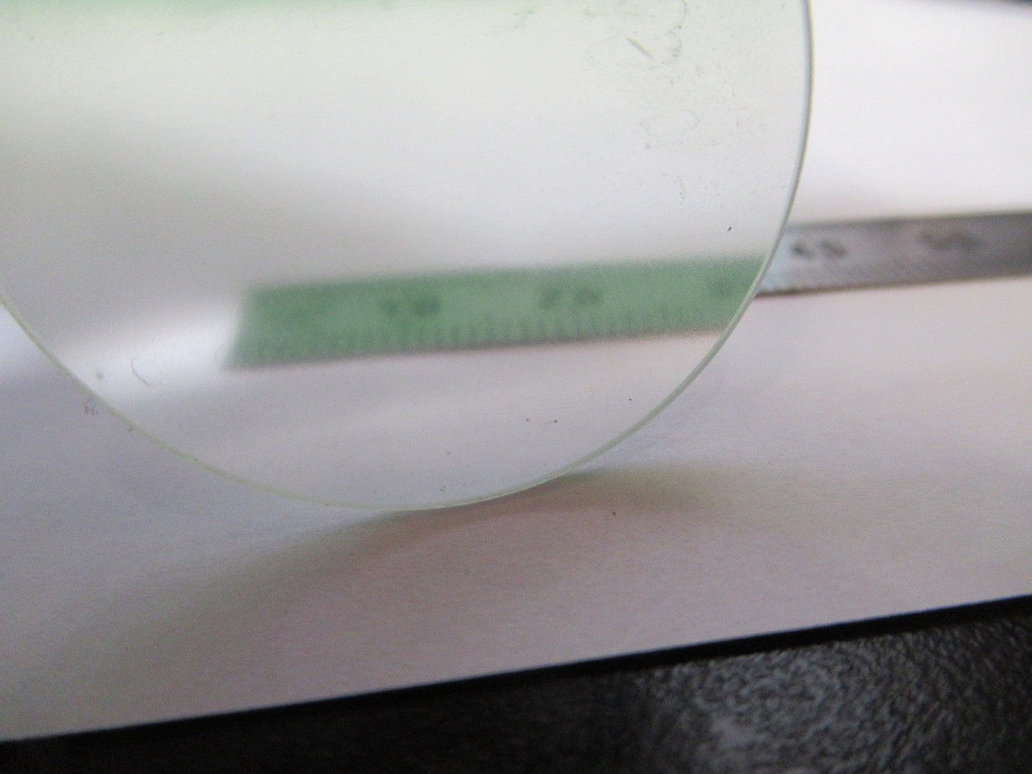 OLYMPUS JAPAN DIFFUSER CONVEX FILTER LENS MICROSCOPE PART AS PICTURED Y3-B-34