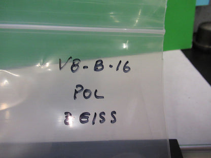 AUS JENA GERMANY POL SLIDE MOUNTED POLARIZER MICROSCOPE PART AS PICTURED V8-B-16