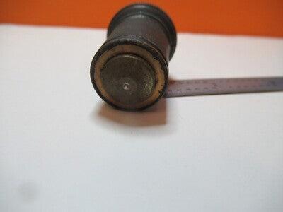 Antique Brass Objective Bausch & Lomb Apo 90X Microscope Part