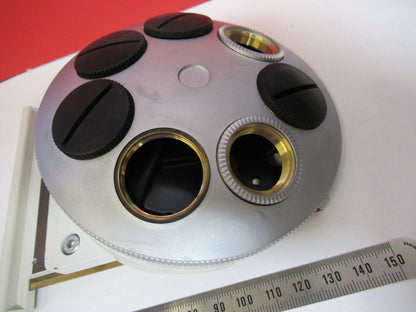 LEICA LEITZ GERMANY DMRB NOSEPIECE 501009 MICROSCOPE PART AS PICTURED T7-A-88