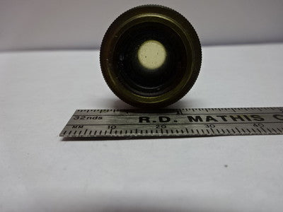MICROSCOPE PART OBJECTIVE AUS JENA GERMANY POL 6.3X [dirty] OPTICS AS IS #84-20