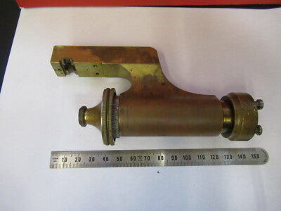 Antique Bausch & Lomb Stage Brass Support Microscope Part