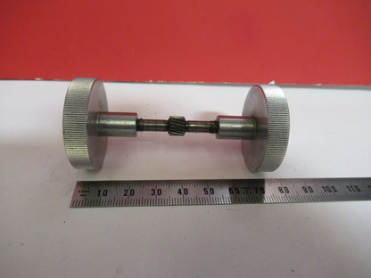 BAUSCH LOMB SET OF KNOBS MICROSCOPE PART AS PICTURED  T1-A-46