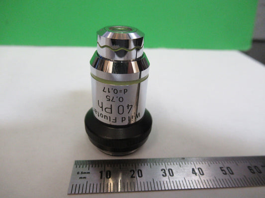 Microscope Wild Swiss Objective 40X Ph Phase Fluor Optics