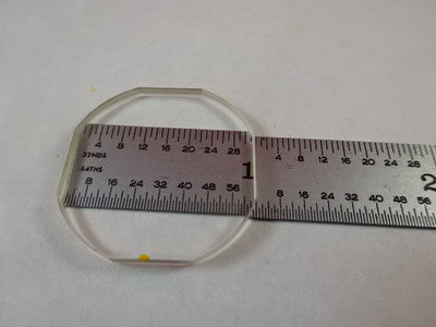 OPTICAL TRUNCATED MIL SPEC LENS WINDOW LASER OPTICS AS IS #M2-B-15