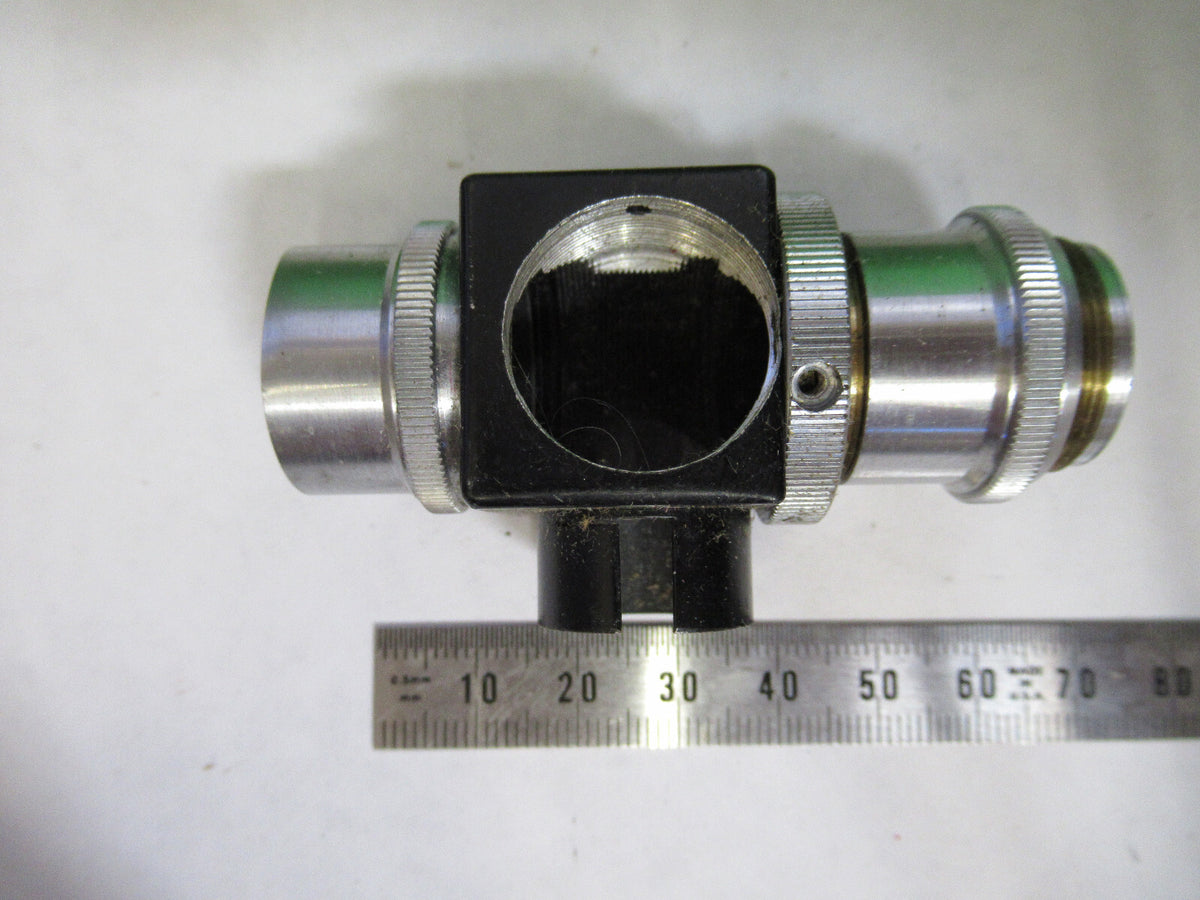 VINTAGE PIECE BAUSCH LOMB VERTICAL ILLUM MICROSCOPE PART AS PICTURED S1-B-102