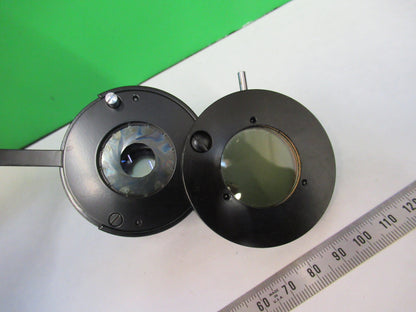 ZEISS GERMANY POLARIZER POL CONDENSER + IRIS MICROSCOPE PART AS PICTURED X9-B-23