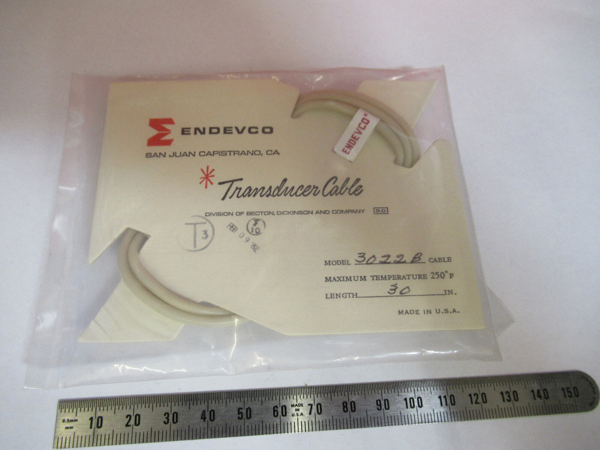 ENDEVCO 3022B CABLE for 2262 ACCELEROMETER VIBRATION SENSOR S5-A-33