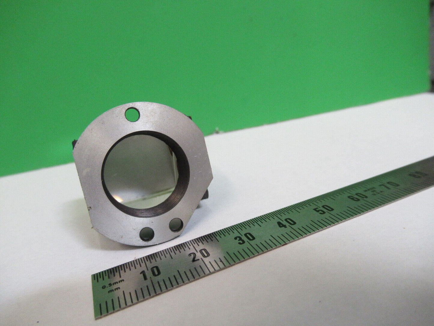 ANTIQUE BAUSCH LOMB OPTICS GLASS PRISM MICROSCOPE PART AS PICTURED #G5-A-108