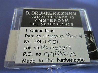 one DIAMOND MICRO TOOL D. DRUKKER & ZN SARPHATIKADE NETHERLANDS BIN#11