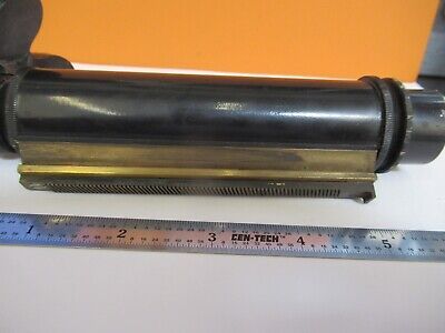 ANTIQUE BAUSCH LOMB 1890's TUBUS + NOSEPIECE MICROSCOPE PART AS PICTURED Q6-A-54