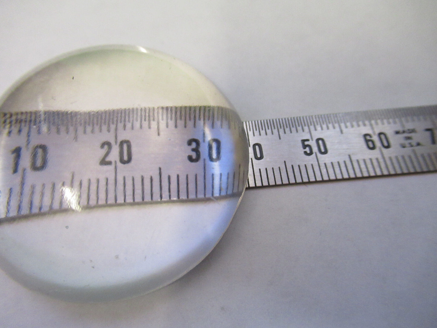 Bausch & Lomb PlanO Convex 40mm Glass Lens Microscope Part