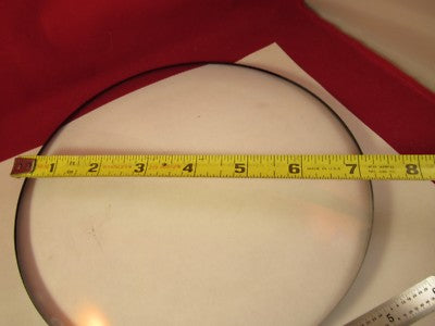 Huge Optical Convex Concave Lens 7.5" Diameter Glass Thick Pro Optics