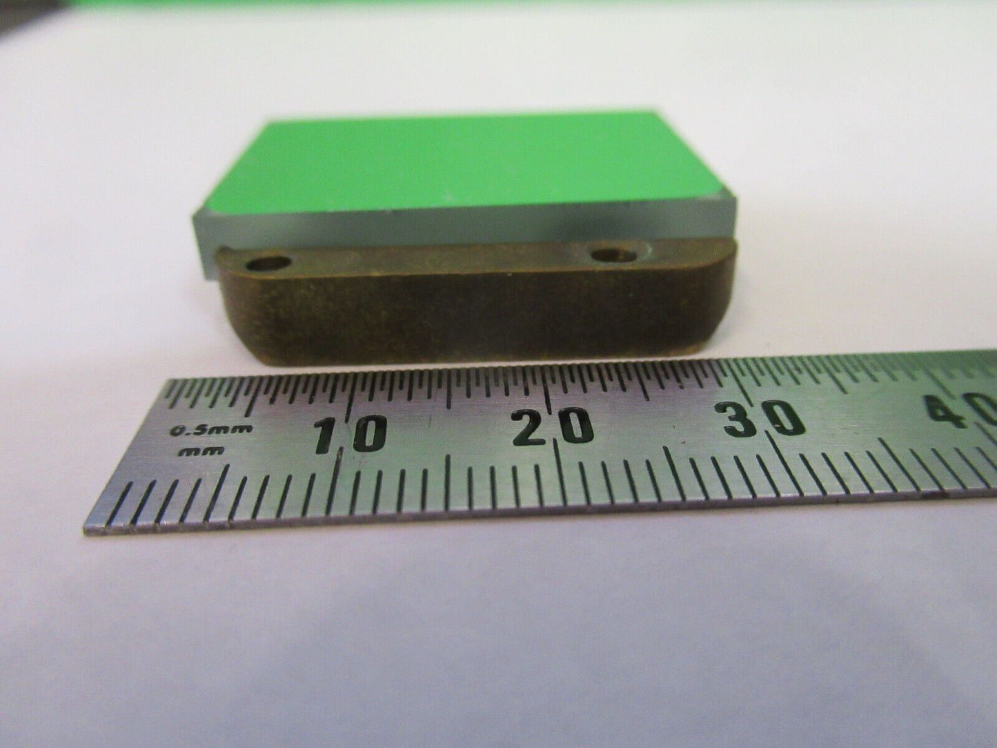 BAUSCH LOMB MIRROR ASSEMBLY ANTIQUE MICROSCOPE PART AS PICTURED &G2-A-43