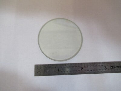 OPTICAL ROUND BEVELED HEAT ABSORB FILTER OPTICS AS PICTURED &27-B-15
