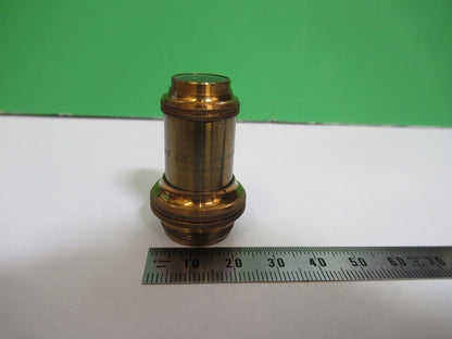 Antique Brass Bausch & Lomb 1 in Objective Microscope Part