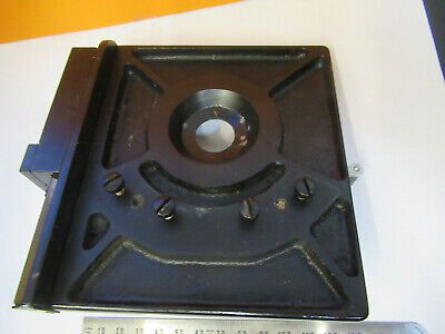 ANTIQUE BAUSCH LOMB  STAGE XY TABLE MICROSCOPE PART AS PICTURED P6-A-90