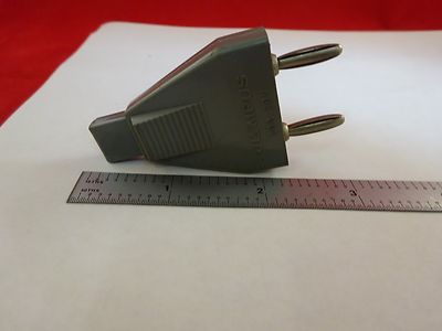 MICROSCOPE PART OLYMPUS JAPAN POWER ADAPTER PLUG 10A 10V AS IS BIN#N2-E-04