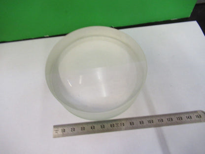 HUGE OPTICAL PLANO CONCAVE THICK GLASS MIL SPEC OPTICS AS PICTURED V3-A-13