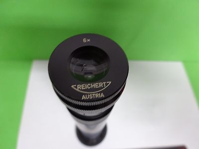 Microscope Part Reichert Austria Eyepiece Ocular 6X + Tubus Optics B