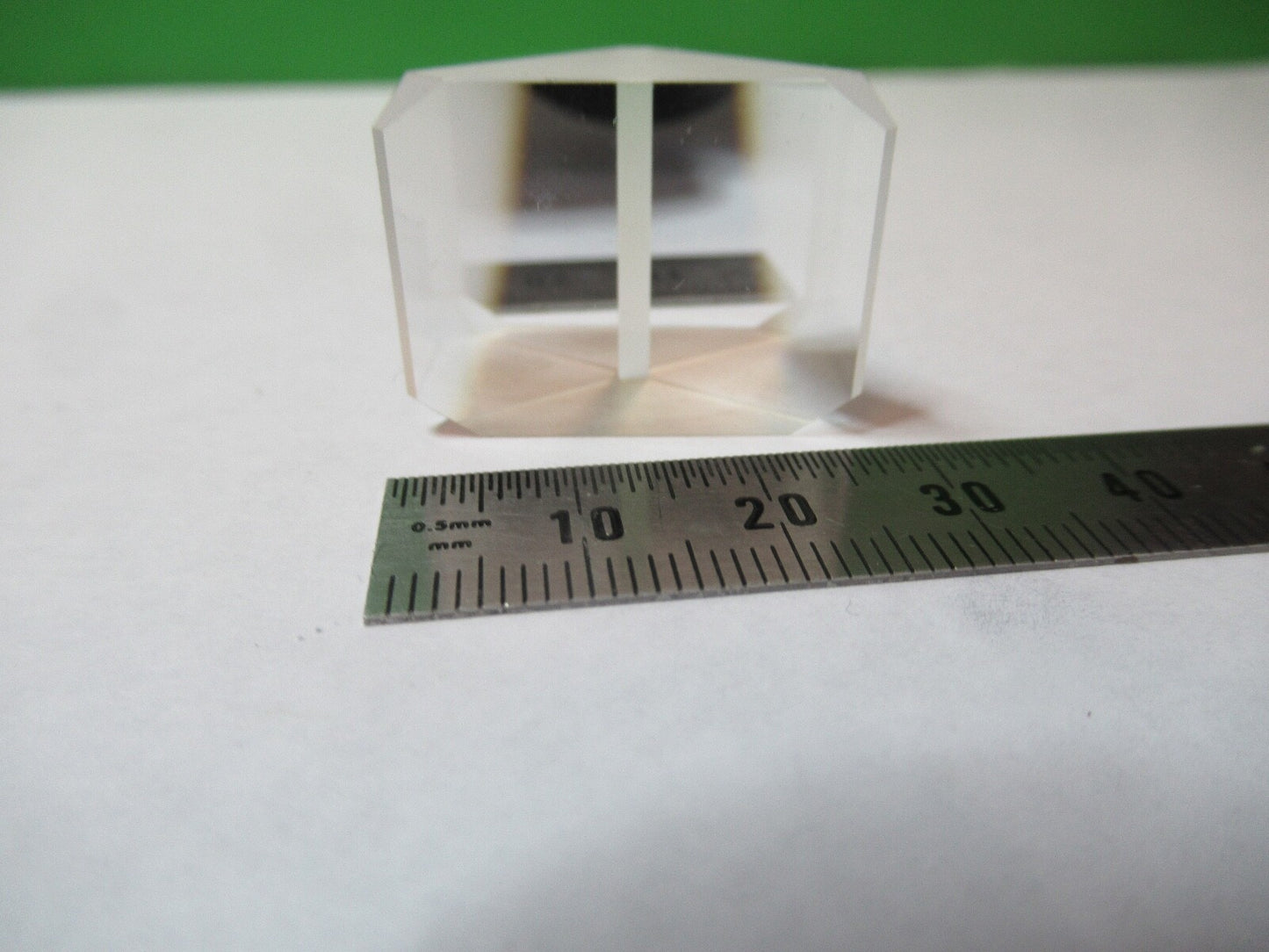LEITZ WETZLAR GERMANY GLASS PRISM HEAD MICROSCOPE PART AS PICTURED  S2-C-113