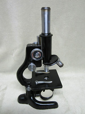 Vintage Optical Bausch & Lomb Microscope Collectable Ok Optics