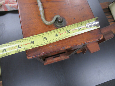 EMPTY SEIBERT GERMANY WOOD CABINET 1800's MICROSCOPE PART AS PICTURED #TB-5