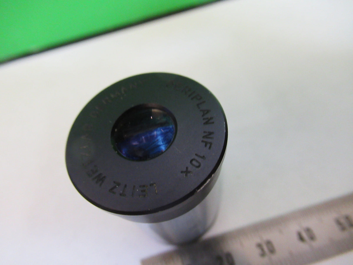 LEITZ WEZTLAR GERMANY EYEPIECE NF 10X MICROSCOPE PART AS PICTURED X9-B-103