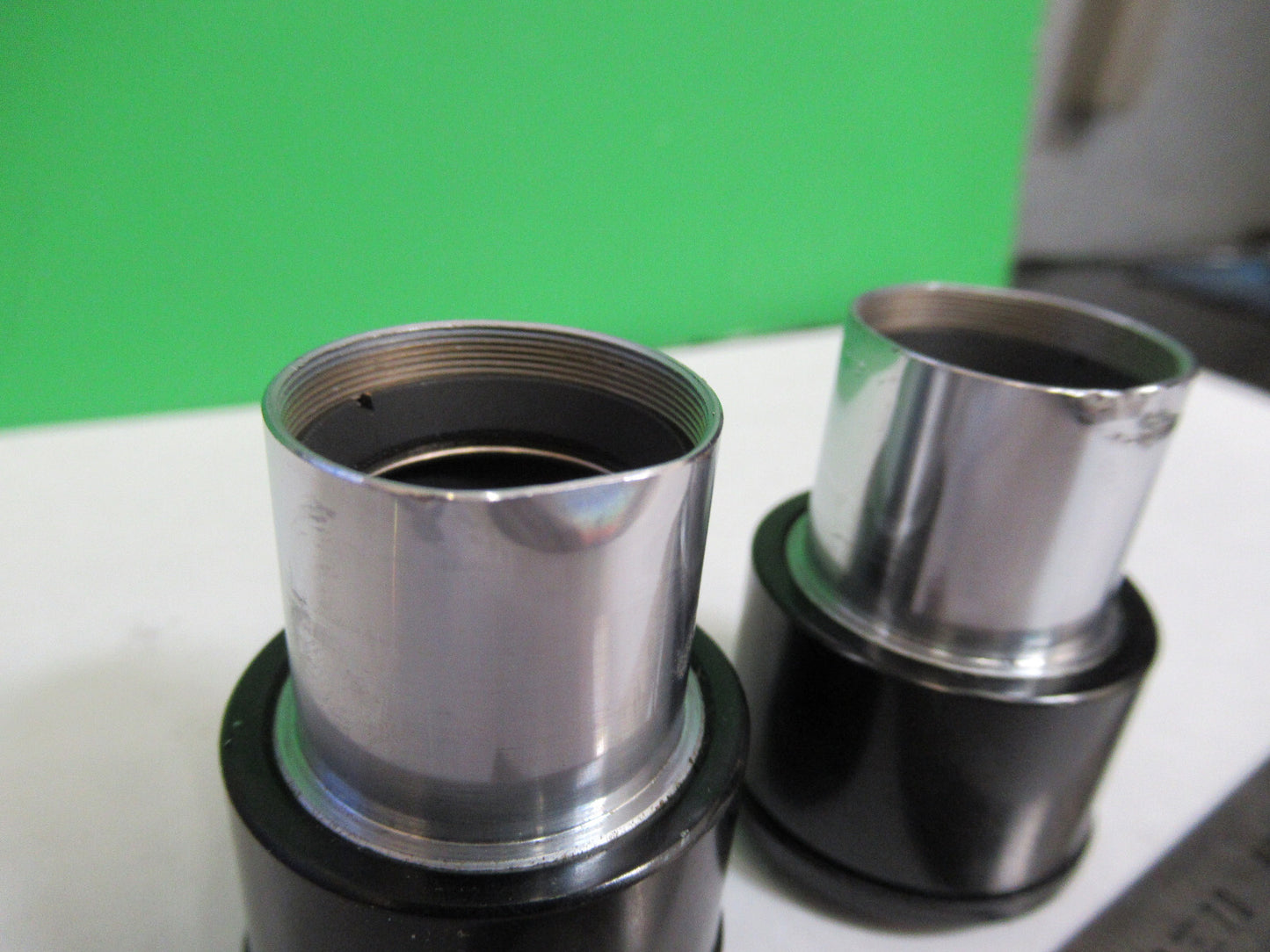 OLYMPUS JAPAN PAIR EYEPIECES WF10X OPTICS MICROSCOPE PART AS PICTURED X4-A-33
