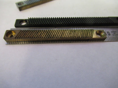 LOT 4 PIECES RACK GEAR BAUSCH LOMB AO SPENCER MICROSCOPE PART AS PICTURE U8-A-38