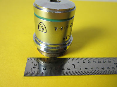MICROSCOPE OPTICAL PART OBJECTIVE AO 10X PLAN ACHRO AMERICAN OPTICS BIN#D1-24