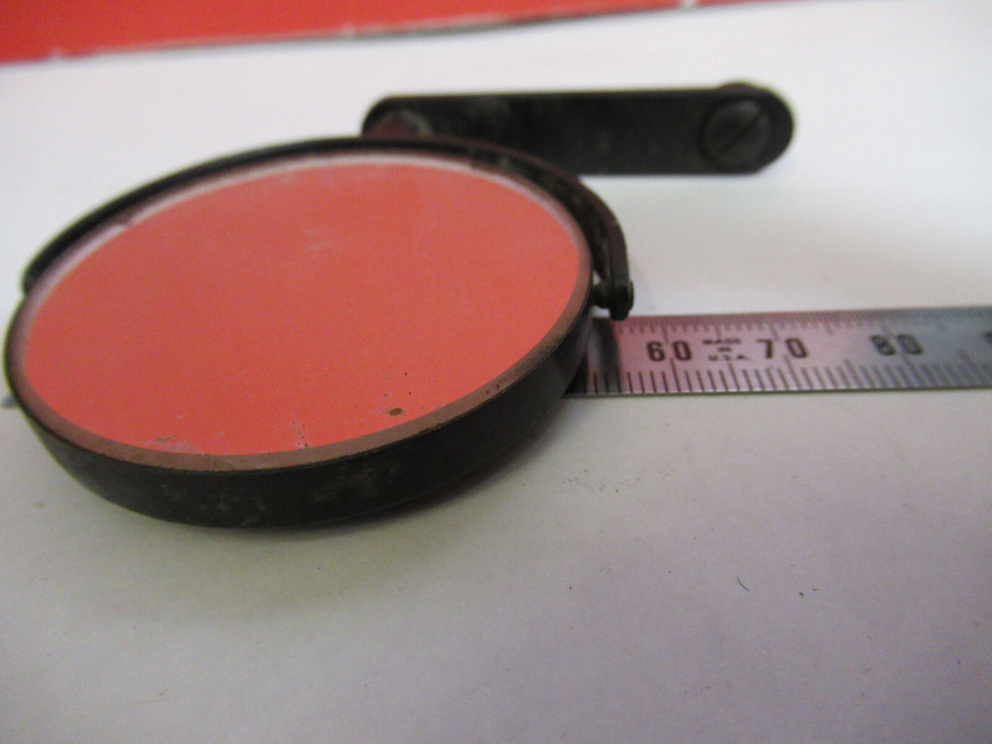 ANTIQUE AO SPENCER MIRROR ASSEMBLY OPTICS MICROSCOPE PART AS PICTURED S4-B-72
